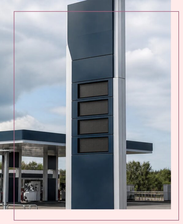 Стелы для АЗС в Белогорске по цене от 357070 р. | Аванза-Бгк