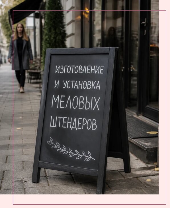 Меловые штендеры в Белогорске по цене от 6631 р. | Аванза-Бгк
